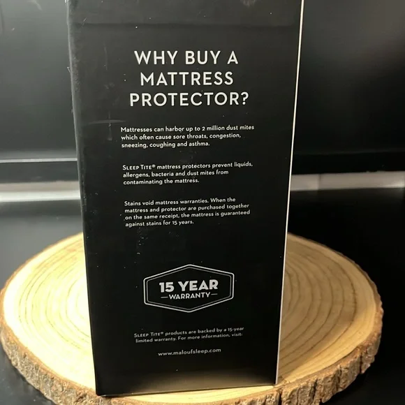 King size mattress protector Sleep Tite NEW Prime Smooth Malouf - Picture 4 of 4